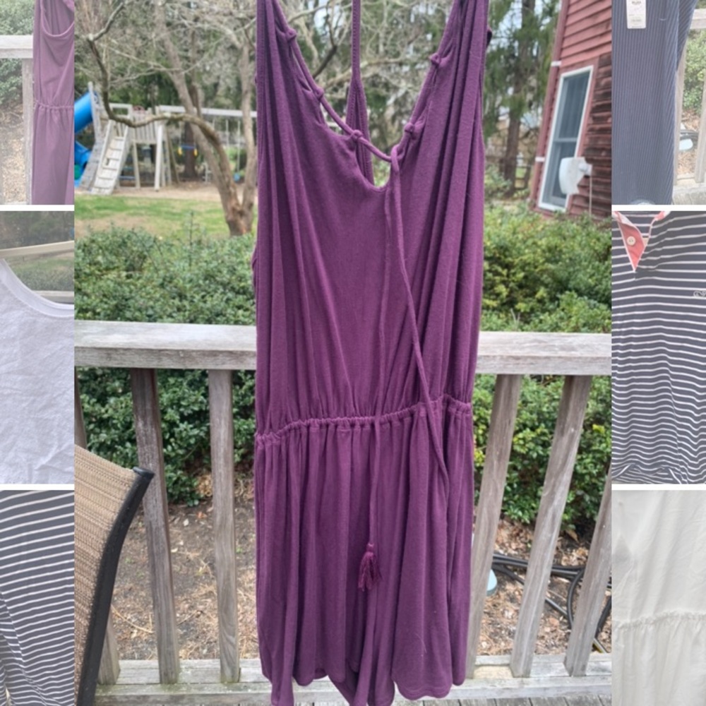 Purple Hollister Romper